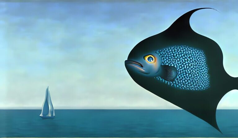 Soll der Fisch da sein?