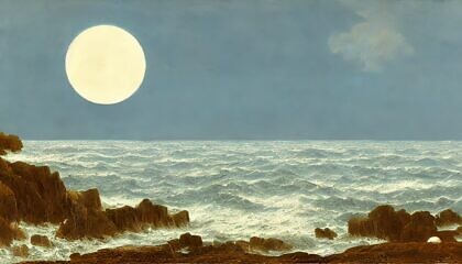 Mond zu Mittag
