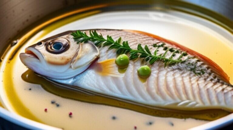Bild: Fisch, verwirrt in Butter