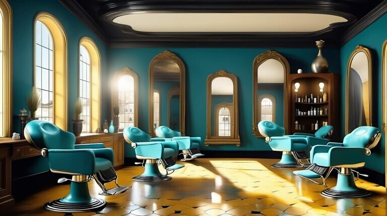 Bild: Im Friseursalon