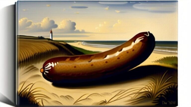 Wurst im Badeurlaub