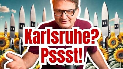 Messerei in Karlsruhe, Zensur in Grün