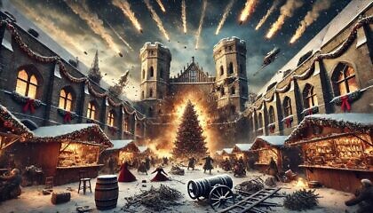 Warum demonstrieren Syrer auf dem Weihnachtsmarkt?