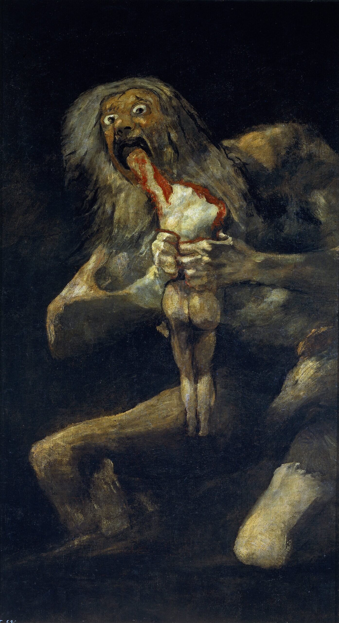 Saturn verschlingt seinen Sohn (Francisco Goya)